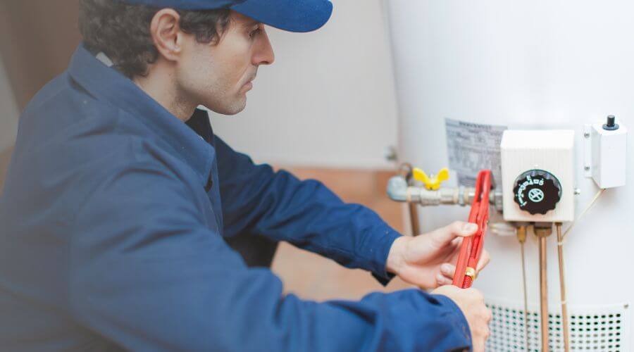 Local water heater installation in Rheems, PA